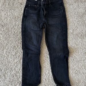 GAP Black Straight Jeans Classic Denim
